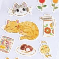 NB.Co - Sticker Sheet - Nekorobi Chibi and Miko