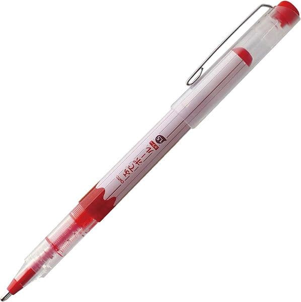 Ohto - Fude Ball Pen - 1.5mm - Red