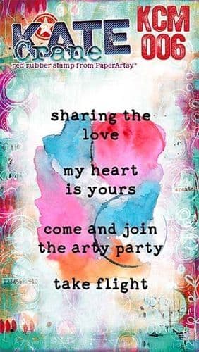 PaperArtsy - Mini Stamp - Kate Crane 006