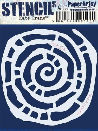 PaperArtsy - Mini Stencil - Kate Crane 036