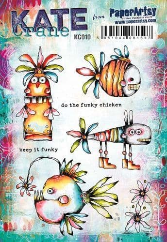 PaperArtsy - Rubber Stamps - Kate Crane #010