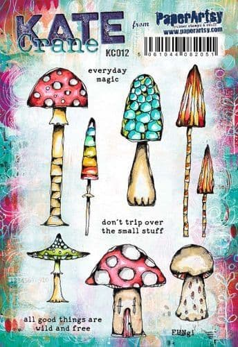 PaperArtsy - Rubber Stamps - Kate Crane #012