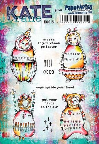 PaperArtsy - Rubber Stamps - Kate Crane #015