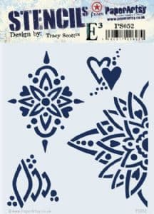 PaperArtsy - Stencil -Tracy Scott 052