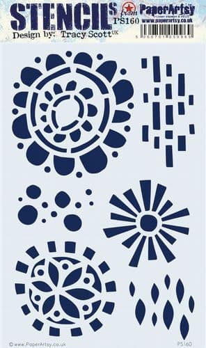 PaperArtsy - Stencil - Tracy Scott 160