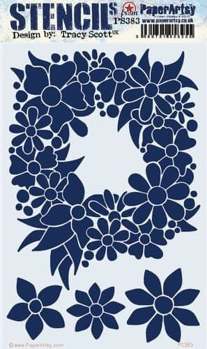 PaperArtsy - Stencil - Tracy Scott #383