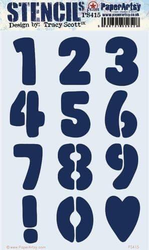 PaperArtsy - Stencil - Tracy Scott #415