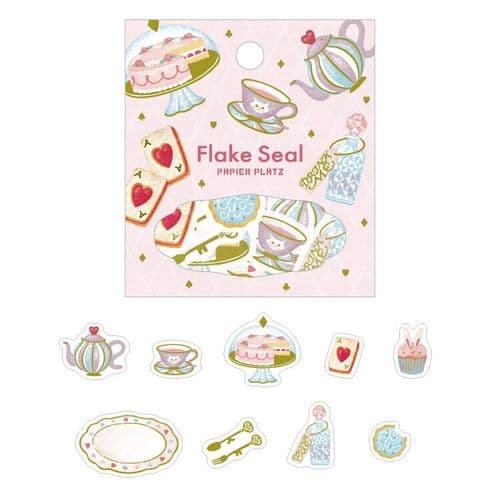 Papier Platz - Flake Stickers - A*ra*caldo - Tea Party