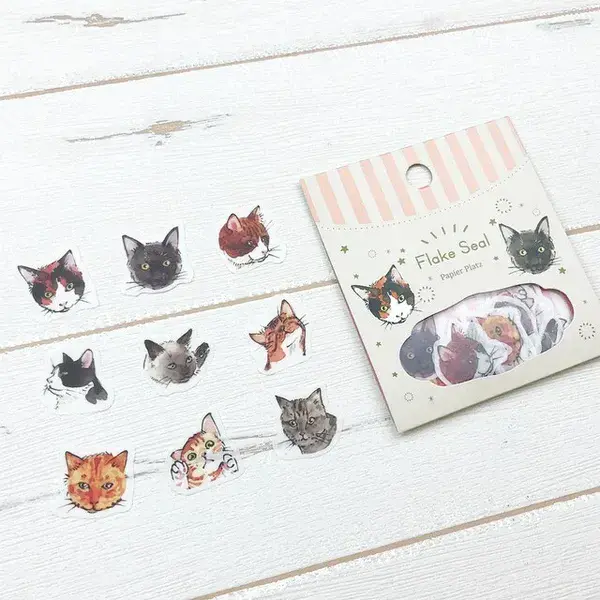 Papier Platz - Flake Stickers - Ponticise - Cats