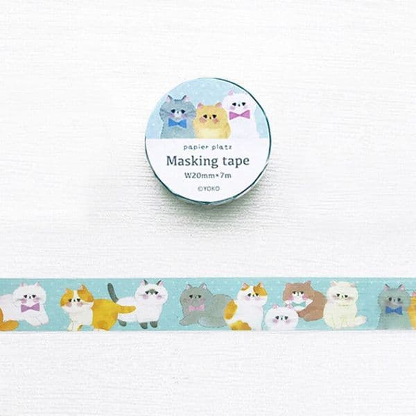 Papier Platz - Washi Tape - Yoko - Cats