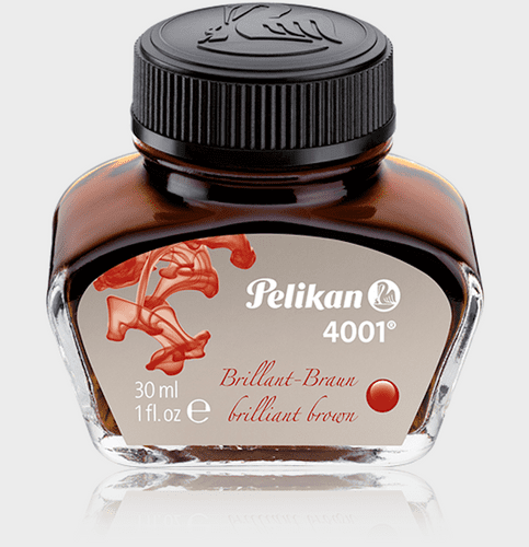 Pelikan - 4001 Ink 30ml - Brilliant Brown
