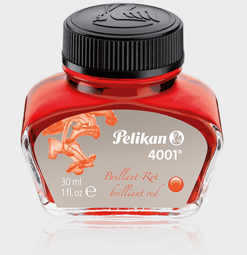 Pelikan - 4001 Ink 30ml - Brilliant Red