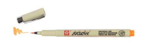 Pigma Micron Brush - Orange