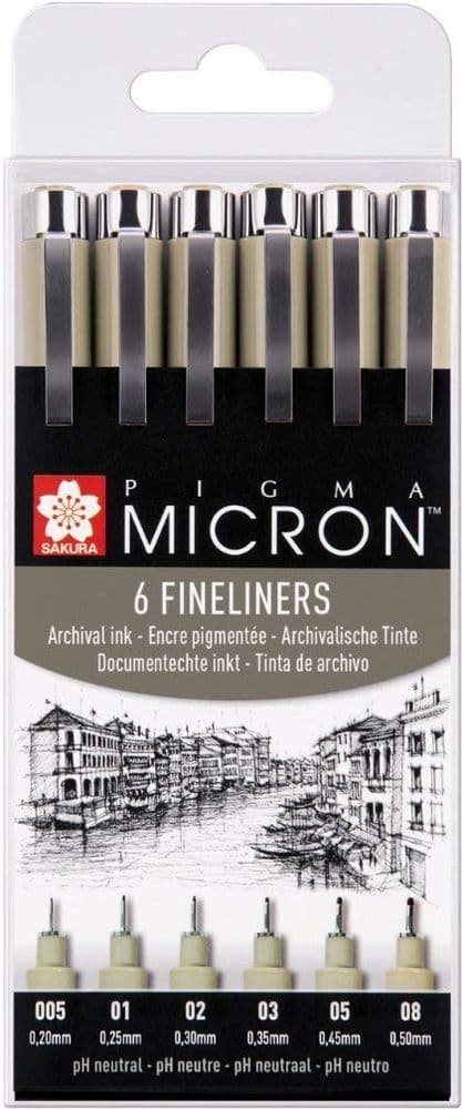 Pigma Micron - Set 6