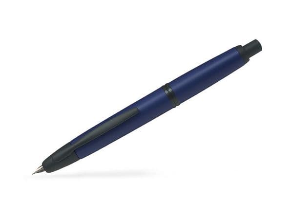 Pilot - Capless Fountain Pen - Matte Black Trims - Midnight Blue