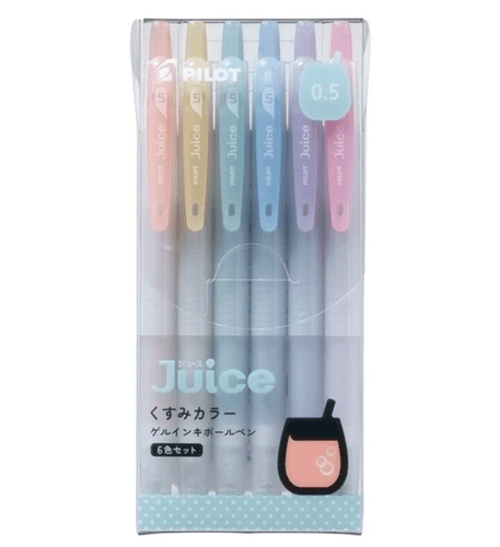 Pilot - Juice 0.5mm Pen - Dull Colours - Set