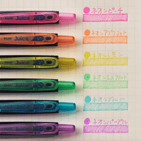 Pilot - Juice 0.5mm Pen - Neon Colours - Neon Set