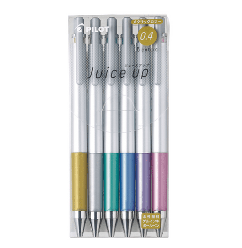 Pilot - Juice Up - 0.4mm Pen - Metallic Set
