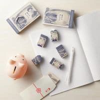 Plus -  Eraser - 1000 Yen Bill - Mt Fuji - Grey - 2pk