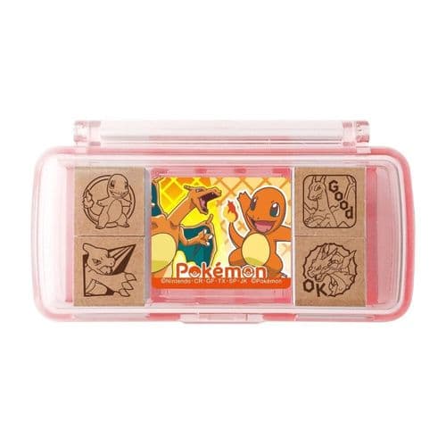 Pokemon - Mini Stamp Set & Ink Pad - Charizard Evolution