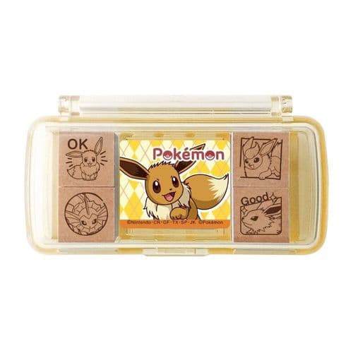 Pokemon - Mini Stamp Set & Ink Pad - Eevee