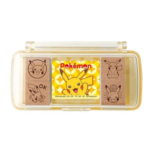 Pokemon - Mini Stamp Set & Ink Pad - Pikachu #2