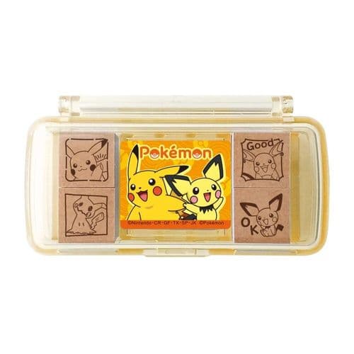 Pokemon - Mini Stamp Set & Ink Pad - Pikachu