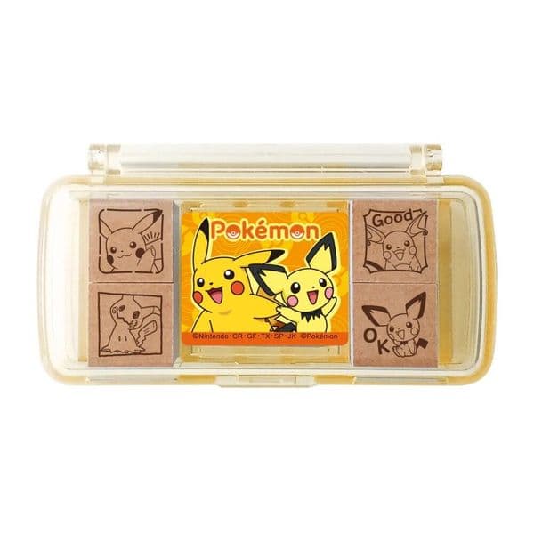 Pokemon - Mini Stamp Set & Ink Pad - Pikachu