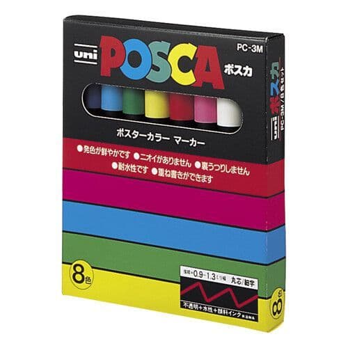Posca - Medium 3M Set - 8pk
