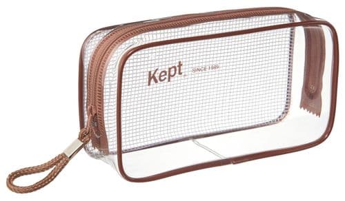 Raymay - Kept - Large Clear Case - Brown