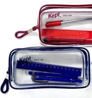 Raymay - Kept - Large Clear Case - Greyish Green