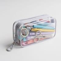 Raymay - Kept - Large Clear Case - Light Grey