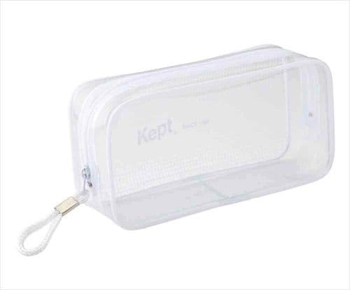 Raymay - Kept - Large Clear Case - White