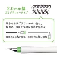 Sailor - Hocoro Dip Pen - Grey - 2mm Stub Nib