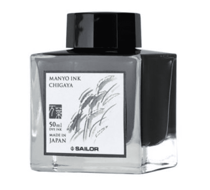 Sailor - Manyo Fountain Pen Ink 50ml - Chigaya