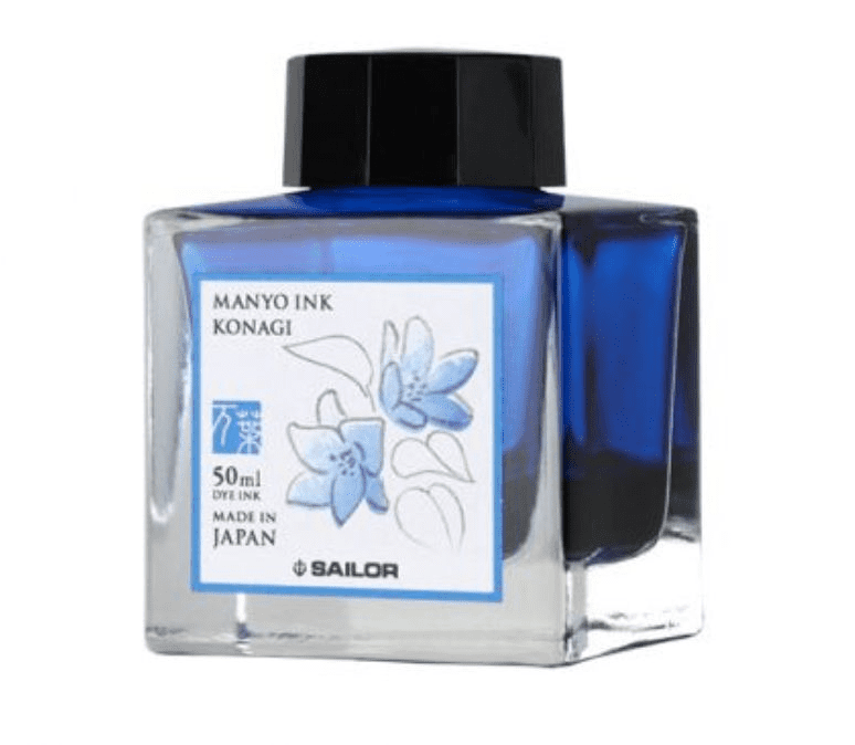 Sailor - Manyo Fountain Pen Ink 50ml - Konagi