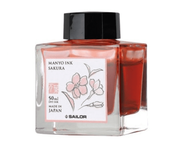 Sailor - Manyo Fountain Pen Ink 50ml - Sakura