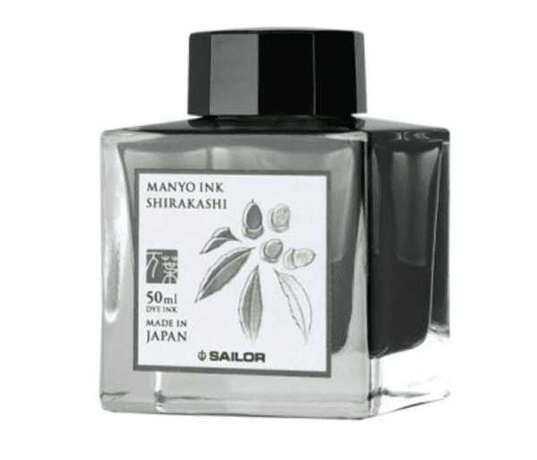 Sailor - Manyo Fountain Pen Ink 50ml - Shirakashi