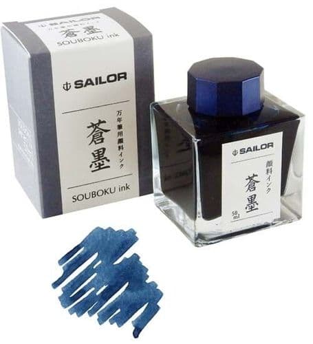 Sailor - Pigment Ink 50ml - SOUBUKU (Grey/Blue)