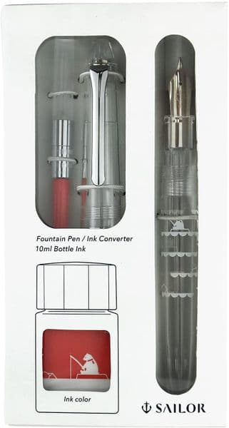 Sailor - Profit 10 Minamo Fountain Pen Set - Polar Bear