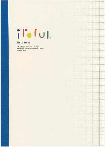 Sake - Iroful Notebook- A5 - Grid - 96 pages