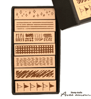 Sanby - 7pc Mini Border Stamp Set - Border