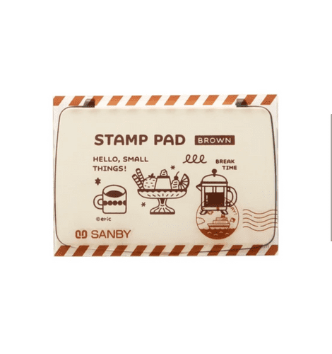Sanby - Eric Small Things - Stamp Pad - Brown vol #2 - Limited Edition