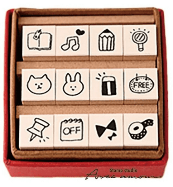 Sanby - Petit Icon Stamp Set - YMS05