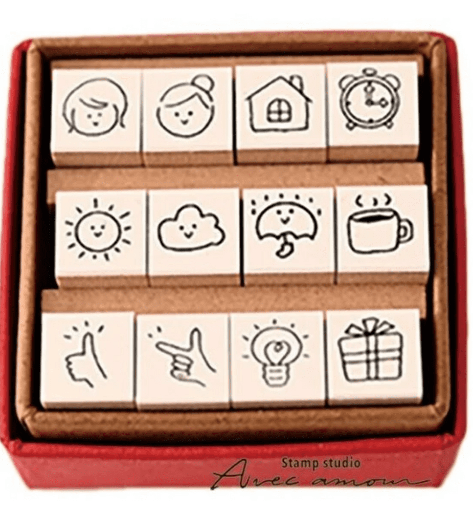 Sanby - Petit Icon Stamp Set - YMS09