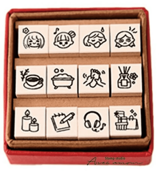 Sanby - Petit Icon Stamp Set - YMS10