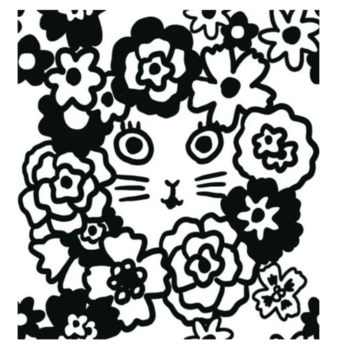 Sanby - Rubber Stamp - Sanby X Yumi Kitagishi - Cats Flower Shop