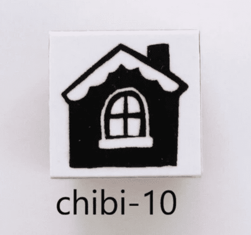 Sanby - Rubber Stamp - Sanby X Yumi Kitagishi - Mini Chibi - Home