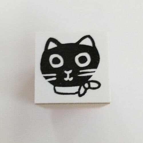 Sanby - Rubber Stamp - Sanby X Yumi Kitagishi - Mini Chibi - Kuroneko