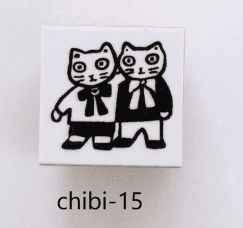 Sanby - Rubber Stamp - Sanby X Yumi Kitagishi - Mini Chibi - No Neko